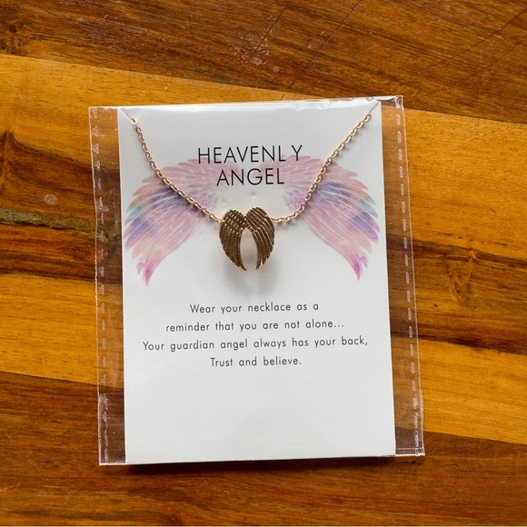 GOLD - HEAVENLY ANGEL ♡ GIFT Necklace - Picture 3 of 5